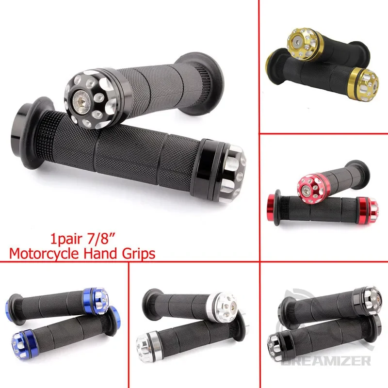 Motorcycle Grips Hand Rubber Pedal Biker Scooter Handlebar Grips Modified Handlebar Throttle Turn Grip Settle Handle Grips