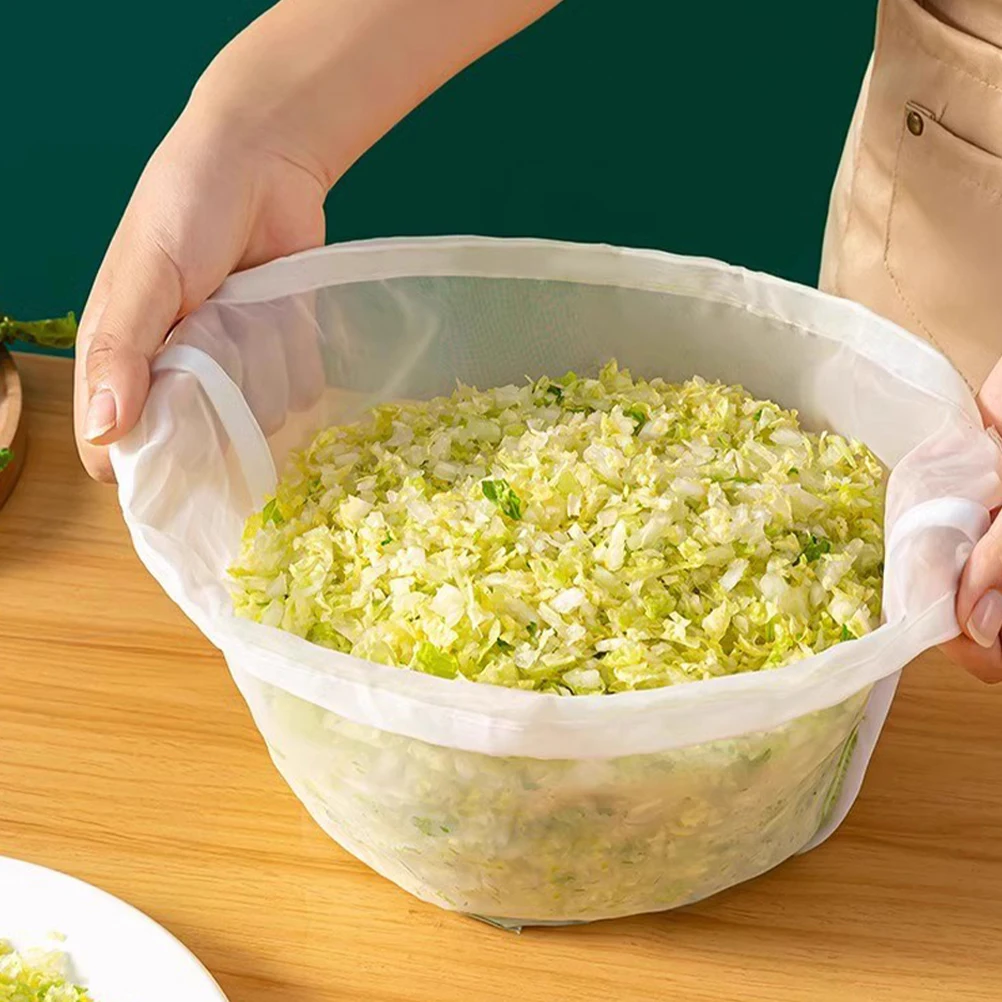 

3 Pcs Dumpling Stuffing Squeezer Multifunction Vegetable Food Straining Bag