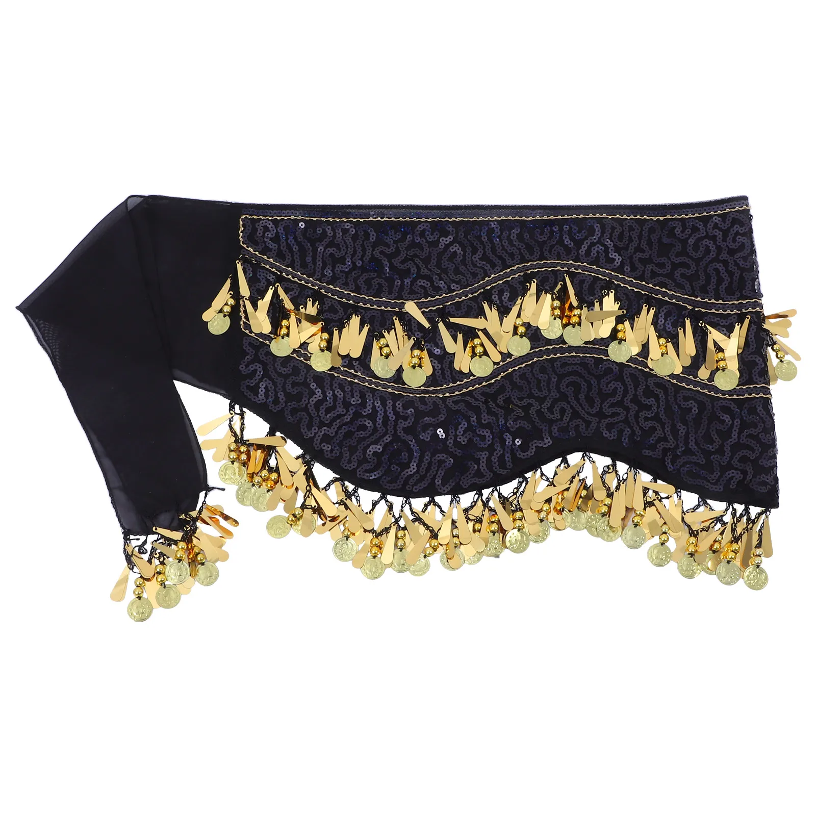 

Belt Black Hip Scarf Dancing Skirt Fringe Belts Women Adjustable Tassel Comfortable Material Versatile Style