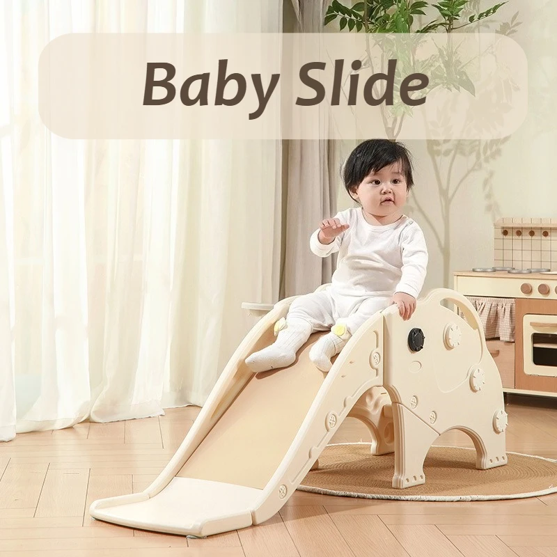 안전한 아기 미끄럼틀 실내 놀이터 어린이 미끄럼틀 장난감 곡선형 플라스틱 3세 어린이 미끄럼틀 안정적인 가정용 미끄럼 방지 계단 미끄럼틀