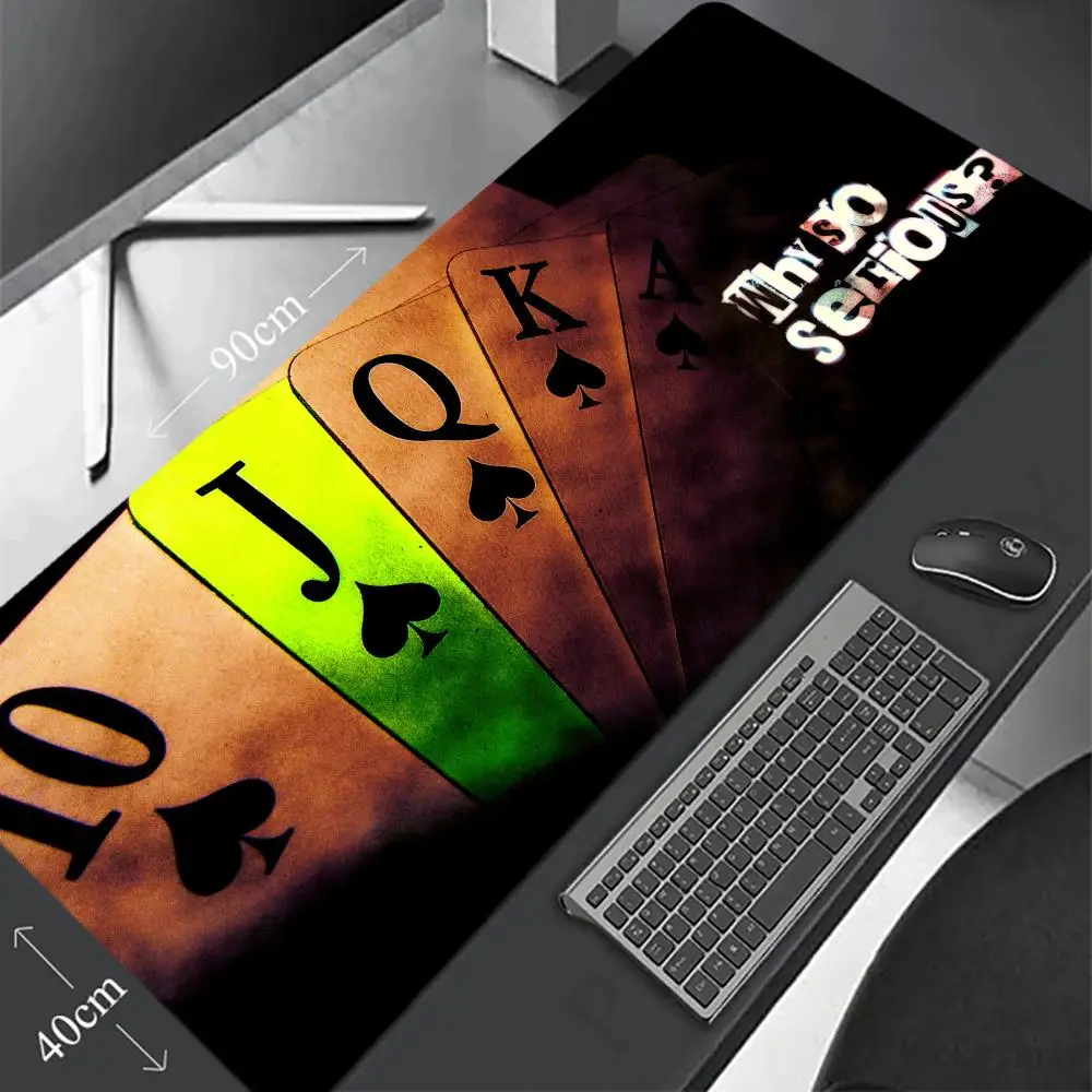 

Poker Mousepad Gaming Mat Computer Mouse Pad Desk Gadgets Office Rug Offices Accessories Extended Mats Xxl Anime Gamer Large