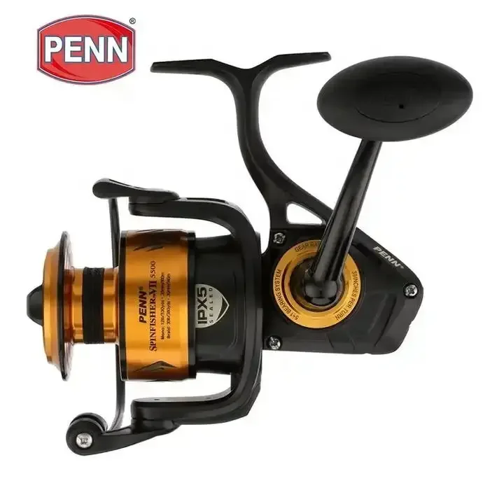 العلامة التجارية الأصلية الجديدة الأصلية PE·NN Spin·fish·er SS·VI/SS·VII 3500 - 10500 SSV7 بكرات صيد السمك لعبة كبيرة ملح عالي التحمل