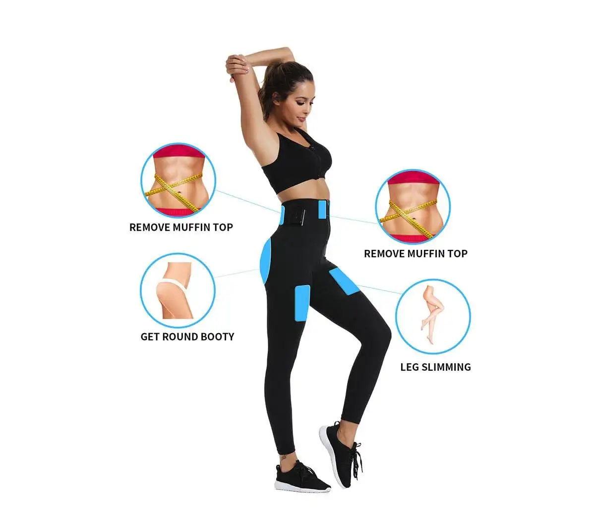 Wireless Lower Body Muscle Training Pants / Ems Slimming  Pant   Shorts 