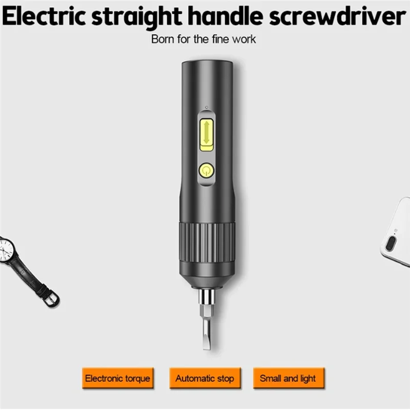 Cordless Electric Screwdriver Kit USB Rechargeable Lithium  Battery Screwdriver Power Screwdriver Tools Set With Bit Durable