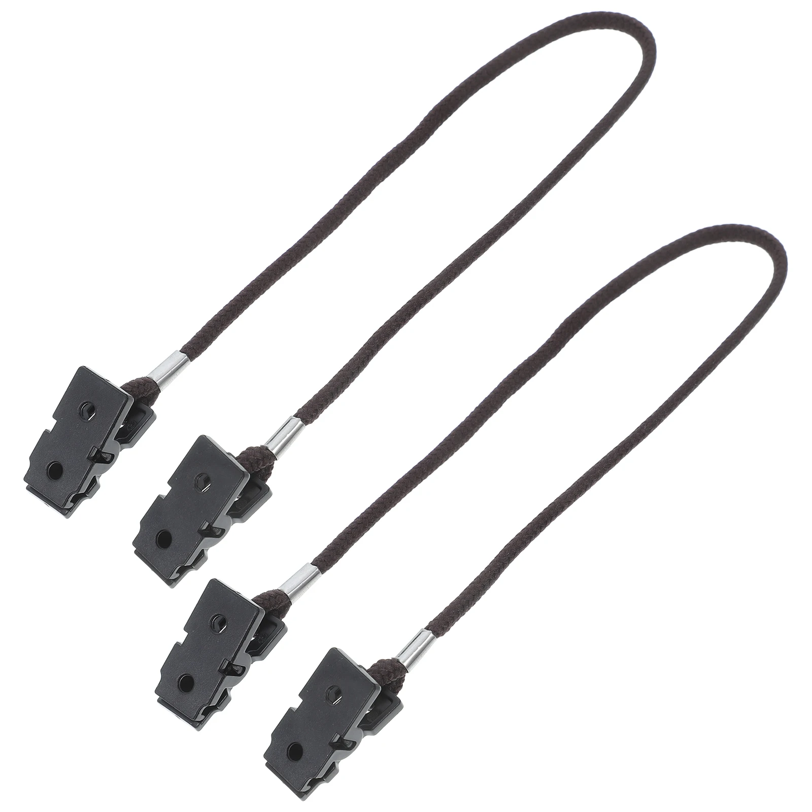 

2 Pcs Glasses Rope Chin Strap for Hat Eyeglass Chain Adjustable Clips Polyester Holder Windproof Antiloss Design Outdoor Travel