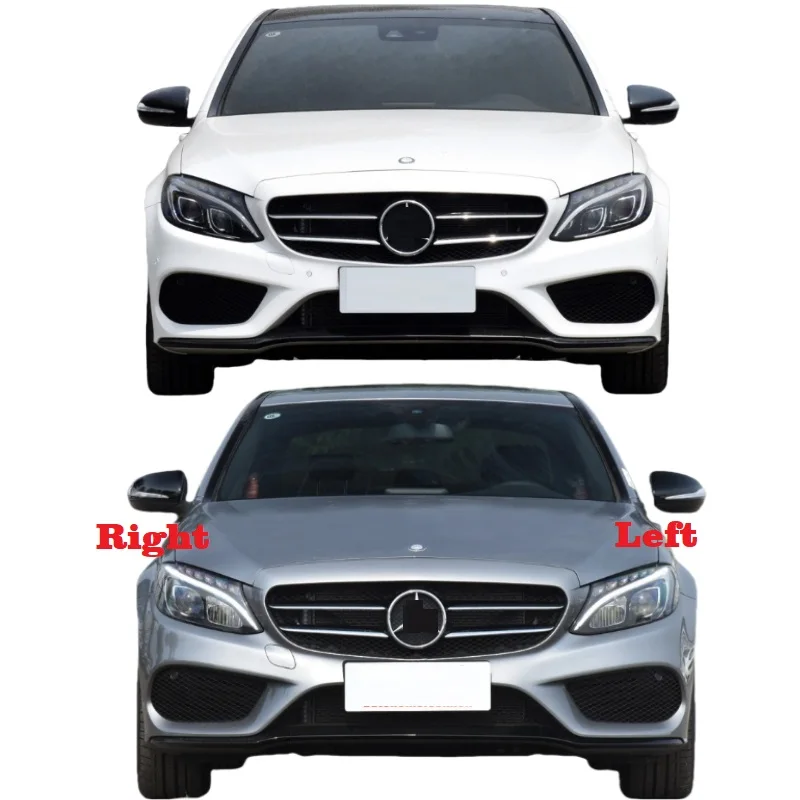 For Mercedes Benz W205 C-Class C180 C200 C260L C280 C300 2015 2016 2017 2018 Headlamp Cover Headlight Lens Glass Lampshade Shell