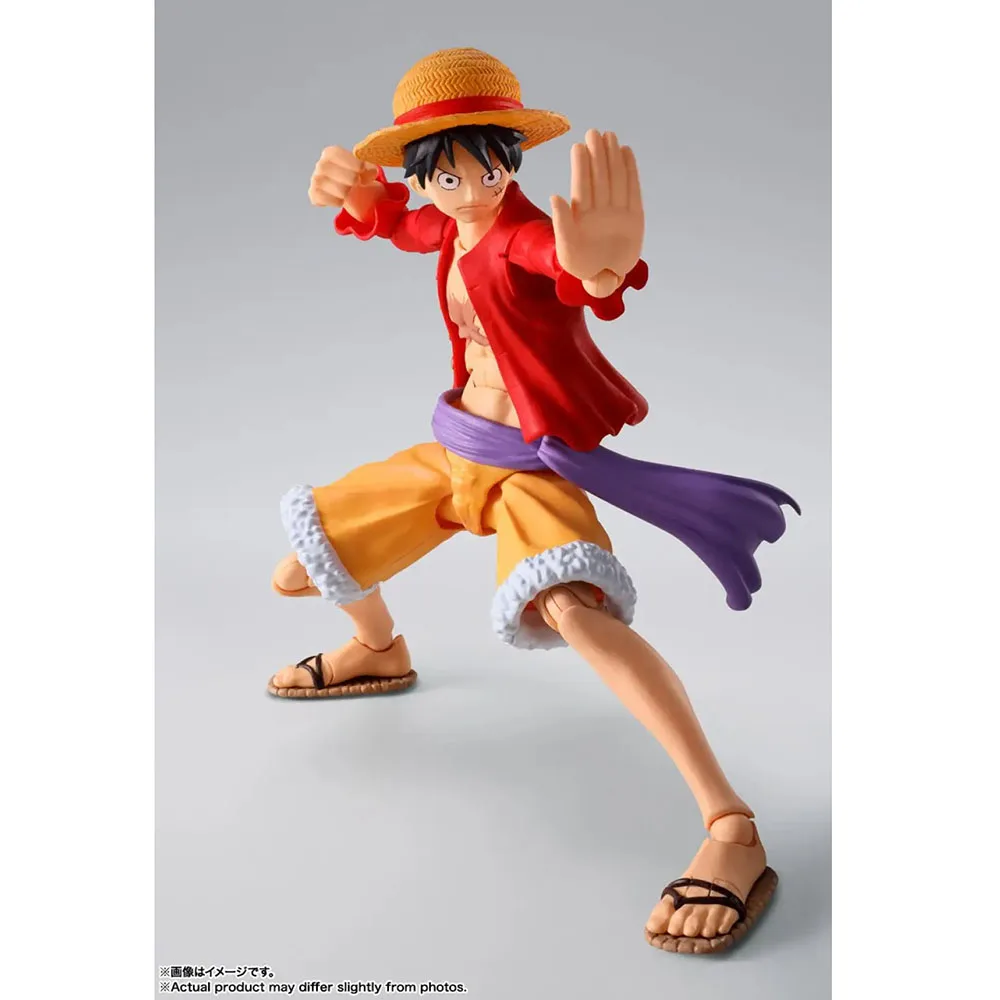 In Stock Original Bandai Shfiguarts Anime One Piece The Raid On Onigashima Monkey D Luffy Action Figure Anime Genuine Model Toy