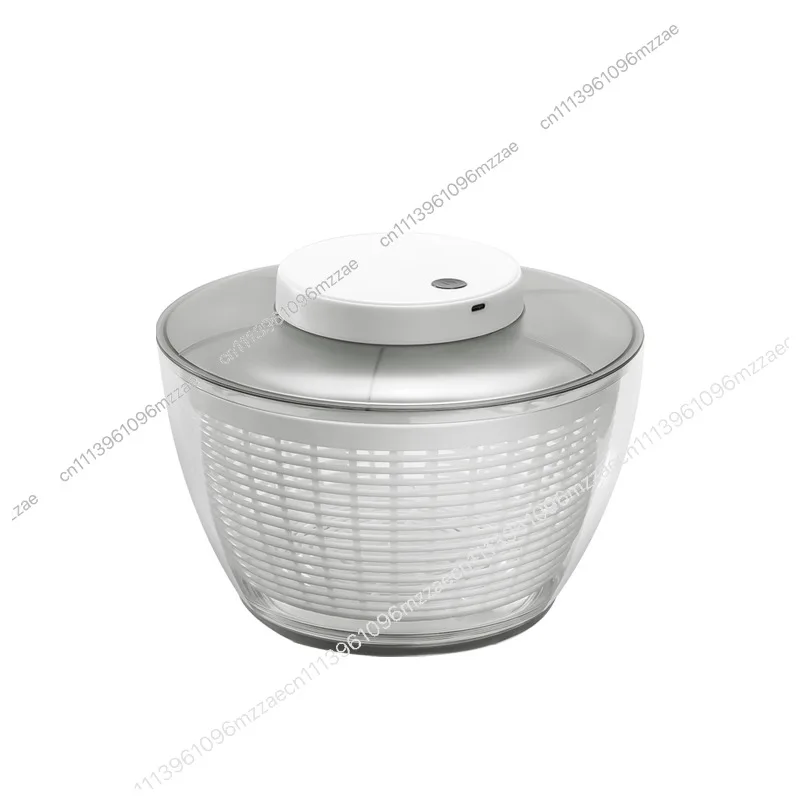 Electric vegetable dehydrator, fruit drain basket, dryer, household vegetable wash basin, salad dehydrator, throw basin