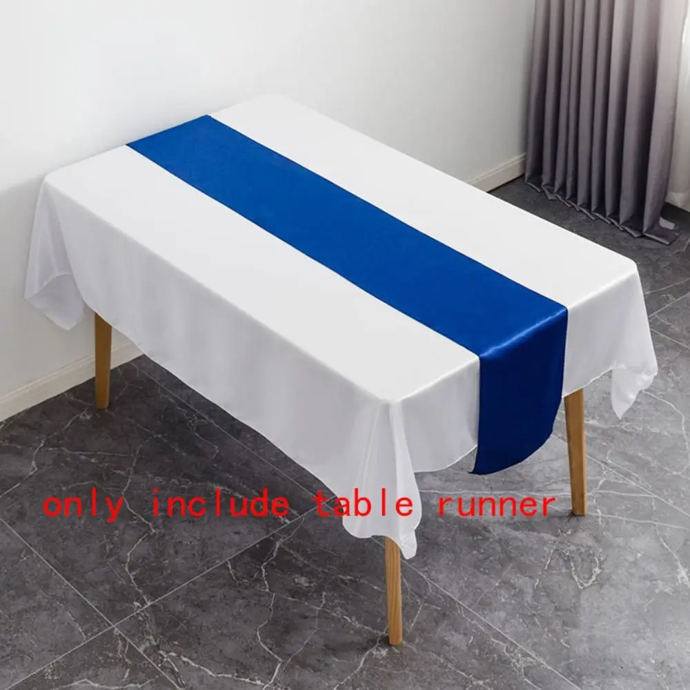 Romantic Party Decoration Home Decor Wedding Banquet Stain Table Runner Tablecloth Accessories Table Cover