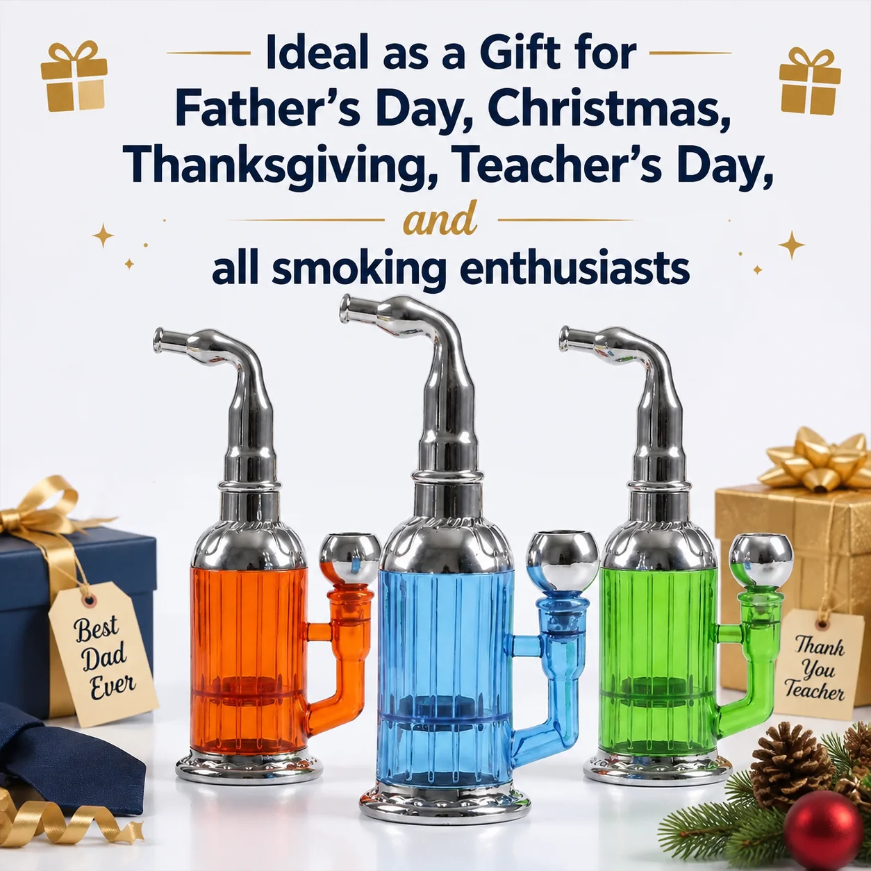 Bottle Water Pipe Newest Water Smoking Pipe Portable Circulation Cigarette Holder Shisha Hookah Cigarette Bottle Best Smoking