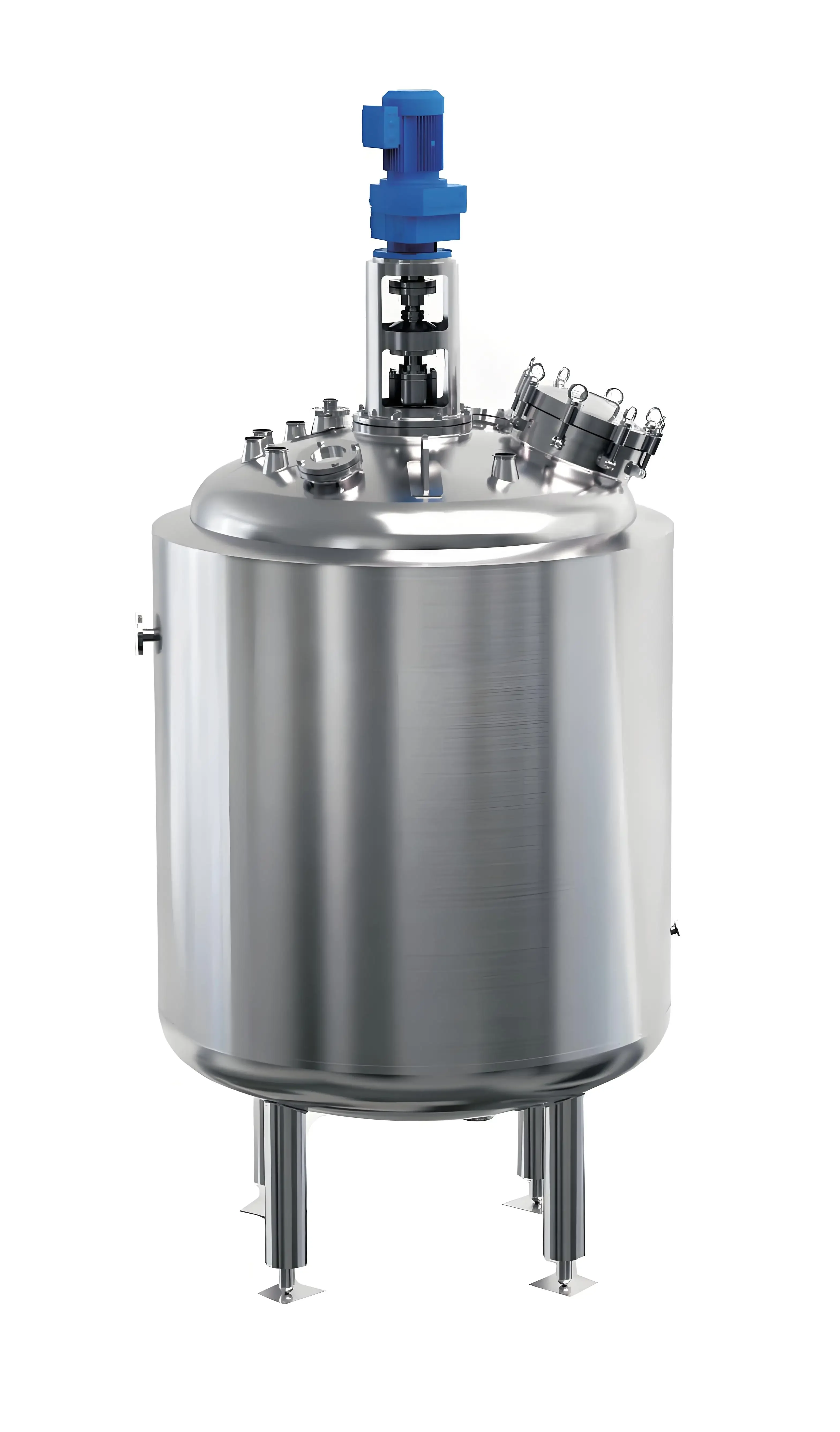 Core Components Motor-Powered Double-Walled Stainless Steel Pressure Vessel Fermentation Tank with High Productivity