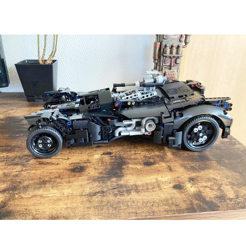 Tecnologia veículo série ucs cavaleiro bat carruagem moc bloco de construção super carro montagem modelo tijolos coletor conjuntos brinquedo presentes