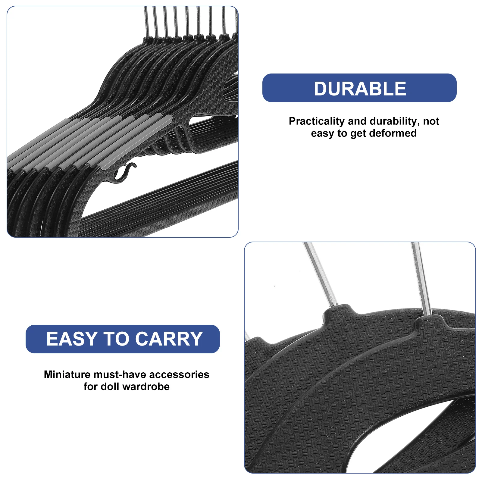 

10Pcs Non Slip Clothes Hangers Extra Wide Thick Plastic Hanging Rack Space Saving Heavy Duty Adult Clothes Organizer Coat Suit