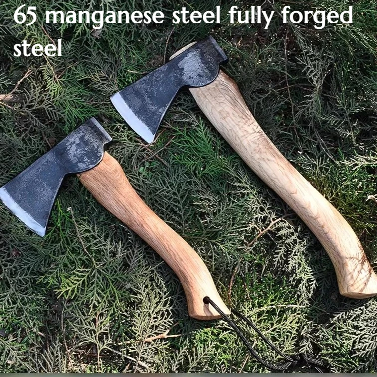

65 Manganese Steel Tactical Axe Outdoor Camping Axe Convenient for Household Use Suitable Chopping Firewood Other Tasks