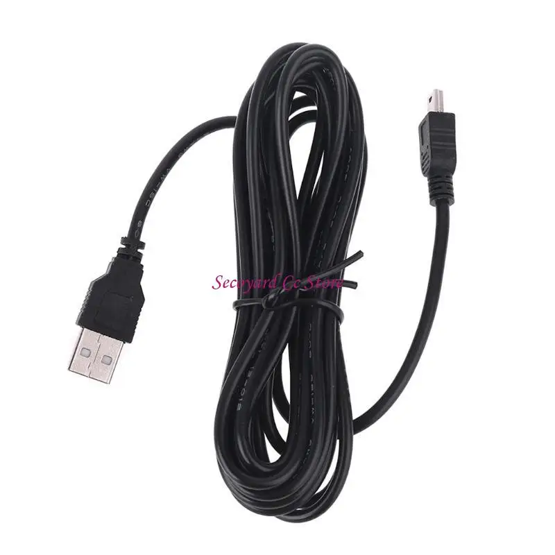 N3UC Car Auto Camera DVR Power Cable Extension Cable 90 Degree Charging Curved Cord for Dash Video Recorder