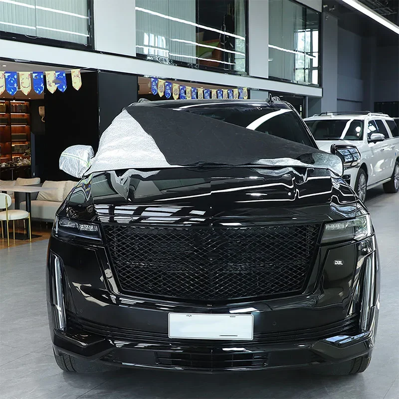 

For Cadillac Escalade 2018-2023 Cotton Velvet Car Windshield Snow Anti Frost Cover Winter Ice Snow Shield Car Accessories