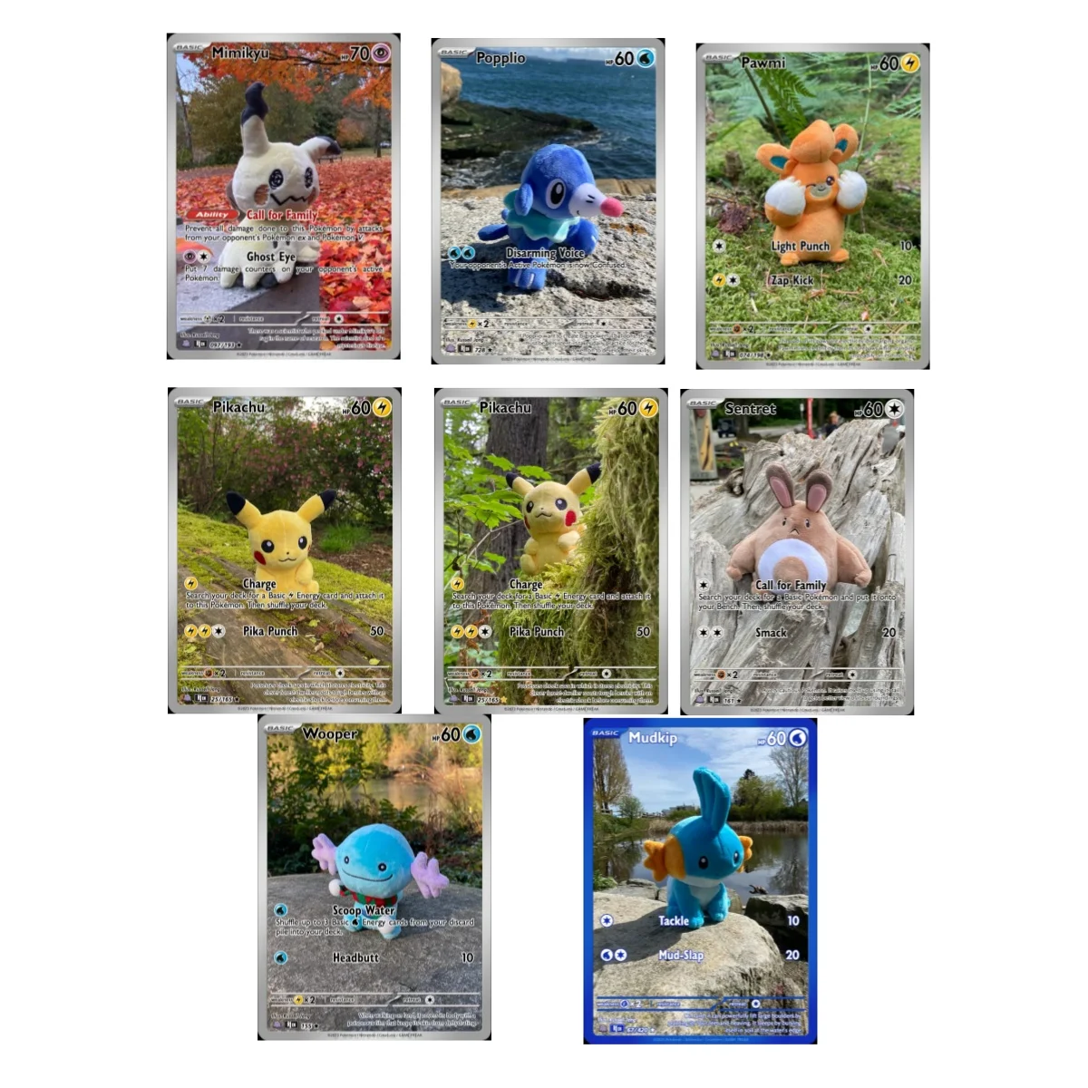 DIY Self Control  Mimikyu Collect Signature Trading Flash Card Anime Cartoon Christmas Gift for Collectors