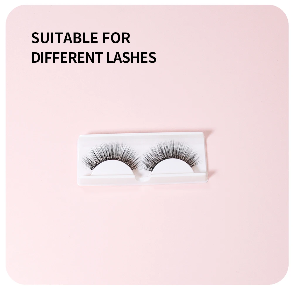 ANNAFRIS 50pcs Eyelashes Packaging Box False Lash Plastic Tray Holder Empty Storage Cover Mink Eyelash Display Box