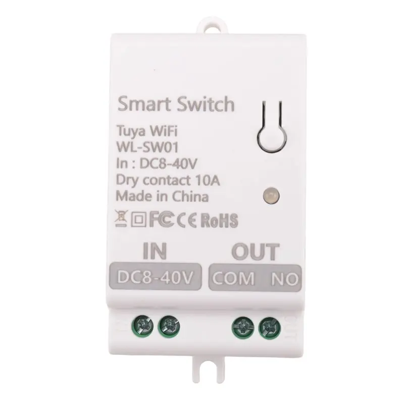 Y01A Tuya Smart Wifi Dry Contact Switch Module 10A Home Universal DIY Breaker Relay Work With Smart Life Alexa