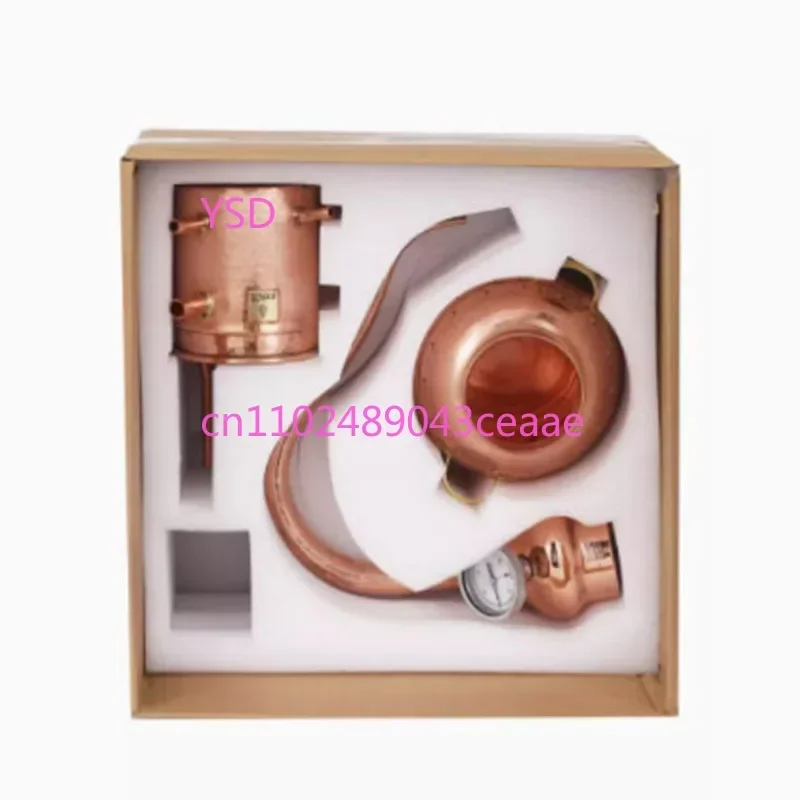 Small 5L Household Pure Dew Ancient Distillation Machine Gin Berry Gin Distillation Equipment Pure Copper Gin Purifier