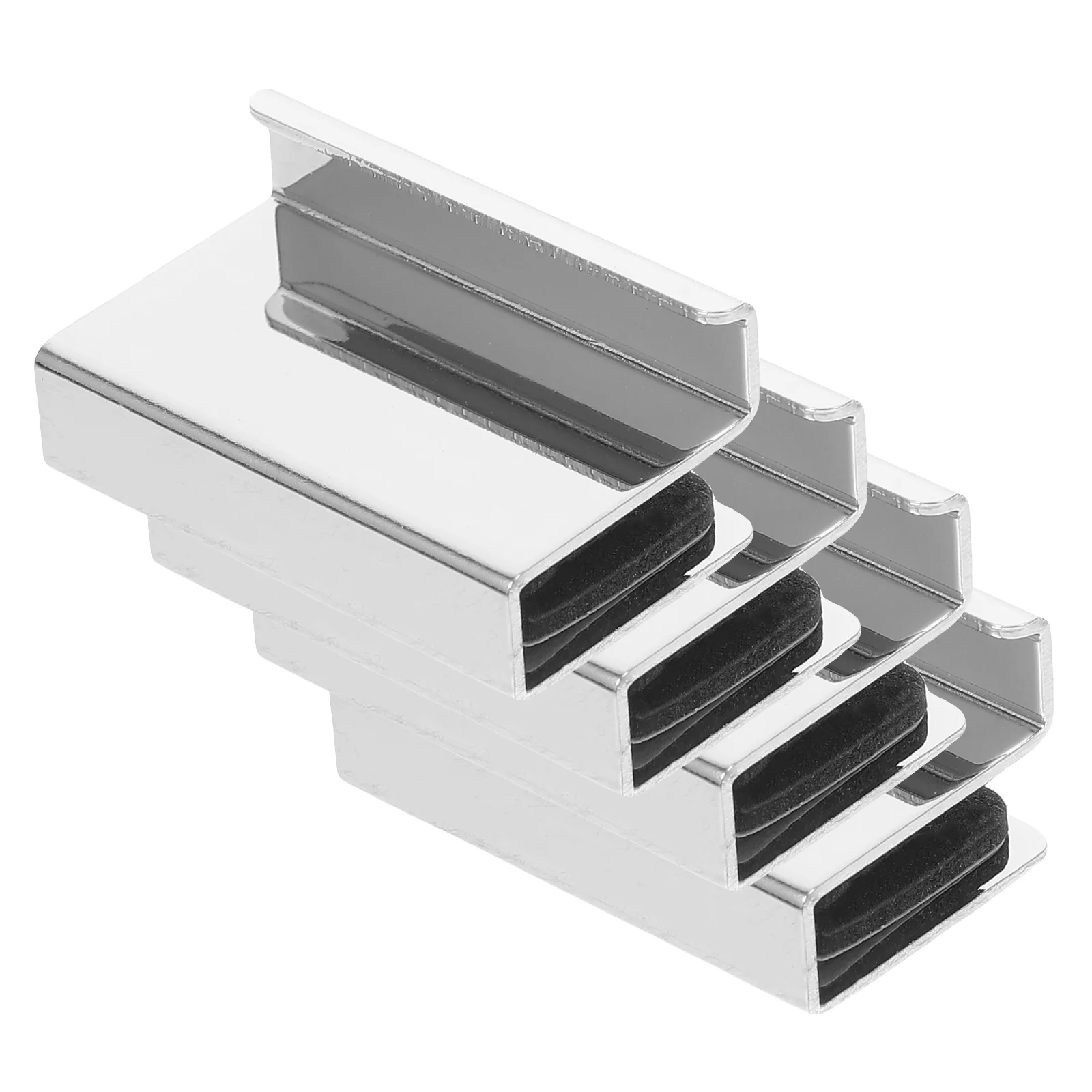 

4pcs Door Handle Cabinet Replacing Pulls for Showcase Doors Replaceable Kitchen Bathrooms Sturdy Easy Install
