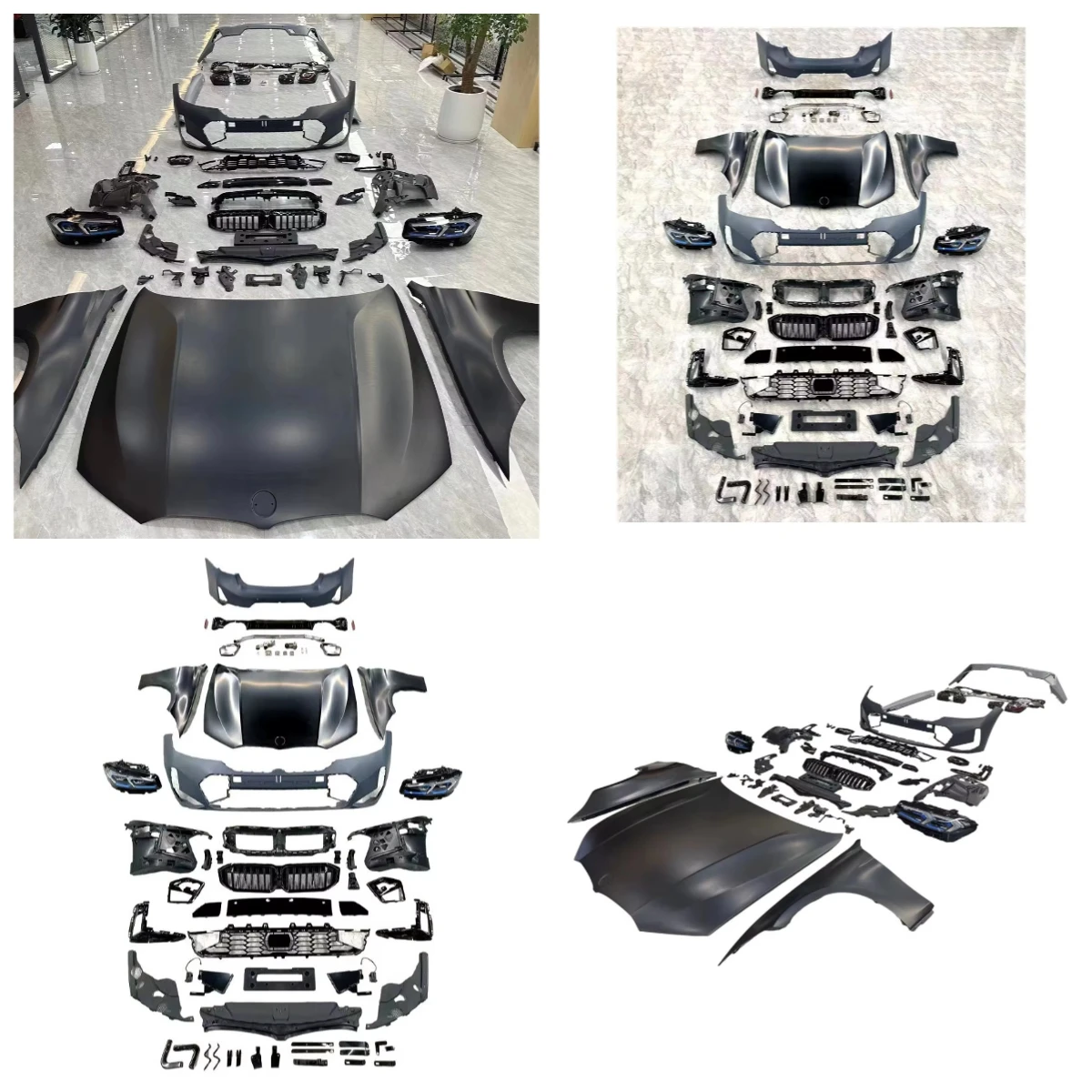 

Stlf F30 Upgrade G20 LCI M-Tech Bodykit Front Bumper Side Skirts Rear Bumper Side Fender Hood For BMWs 3 Series F30