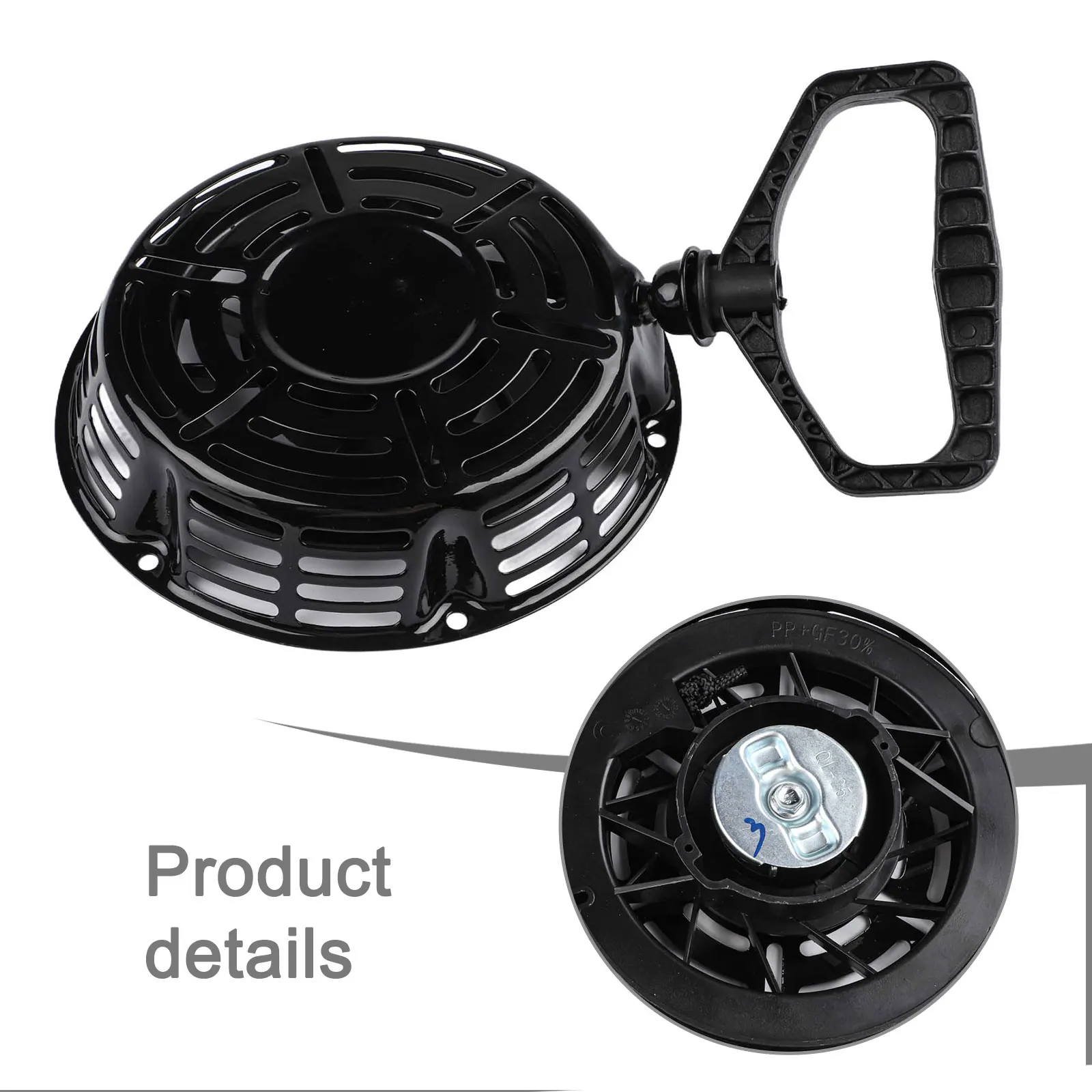 Replacement Recoil Starter Assembly Pull Start for Snow Blowers Compatible with Models 75114223 95114223 with Mounting Kit