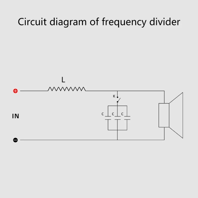 Bass Subwoofer Frequency Divider Professional Speakers Speaker Filter Loudspeaker 260W 500-530Hz