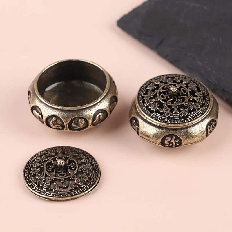 YBuddhist Utensils Incense Burner Incense Censer Archaic Copper Alloy Sandalwood House Furnishings Home Office Decoration