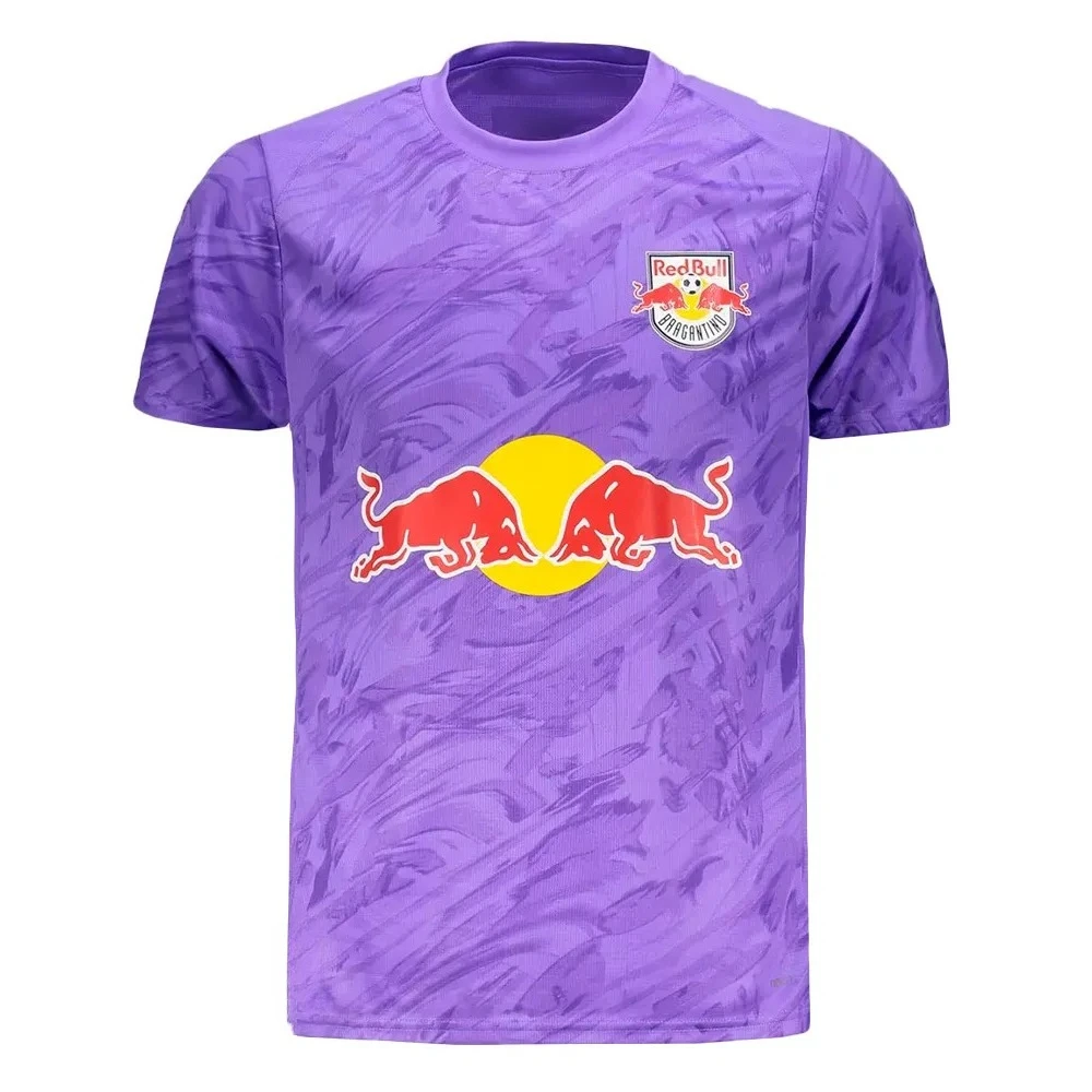 26-27 Austria Adult Child 3D Print FC Red Bull Salzburg Fluorescent Green Abstract Brush Football Jersey Men  Soccer Fan Short