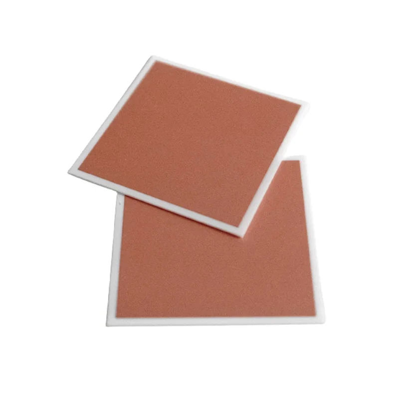 30pcs Customized DBC DPC Board with Double-sided Copper Coated Alumina Ceramic 40mmx55mm/25mmx25mm Ceramic Substrate