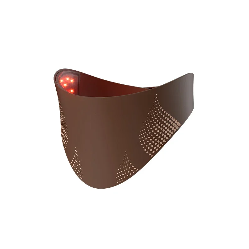 Draagbaar oplaadbaar siliconen anti-aging nekmasker 4-kleuropties voor gezichtshals Huidverzorging Verjonging Schoonheid Persoonlijke verzorging fas