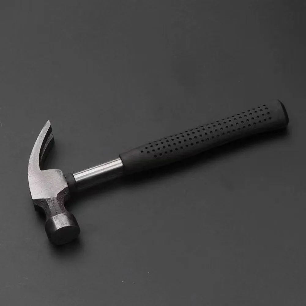 Household Multi-Function Pulling Nails Claw Hammer Window Breaker Safety Hammer Steel Pipe Handle Hammer