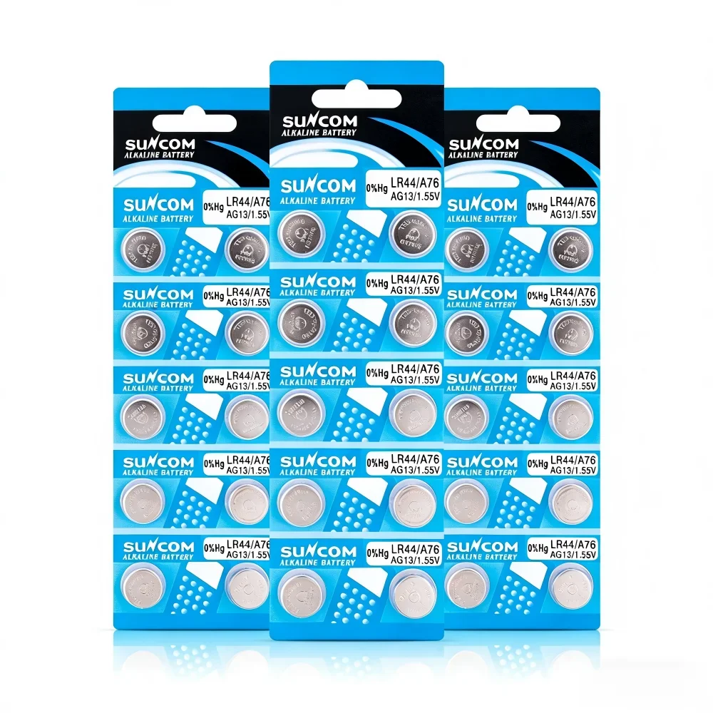 Alkaline Button Coin Cell Battery LR44 1.5V AG13 A76 L1154F SR44 2-30PCS Replacement for Calculator Use Pack