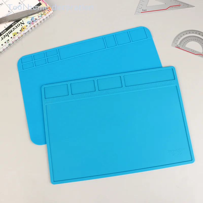 1Pc ESD 断熱はんだマットコンピュータ電話修理パッド高温耐性作業シリコーンはんだマット