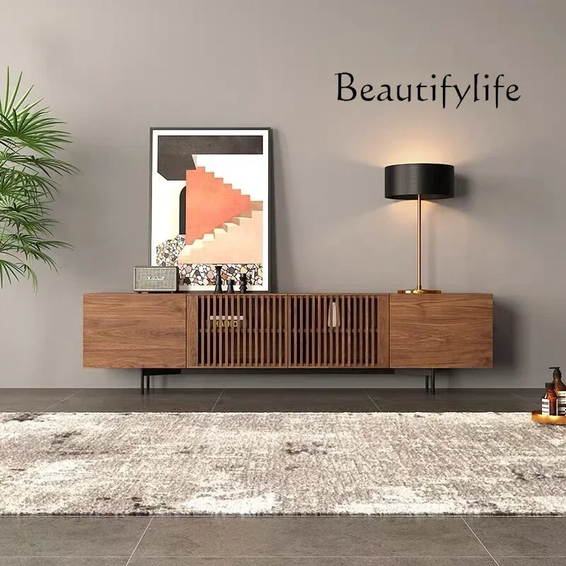 C Nordic Retro Paint TV Cabinet Living Room Audio-visual Cabinet Modern Simple Storage Storage Floor Cabinet
