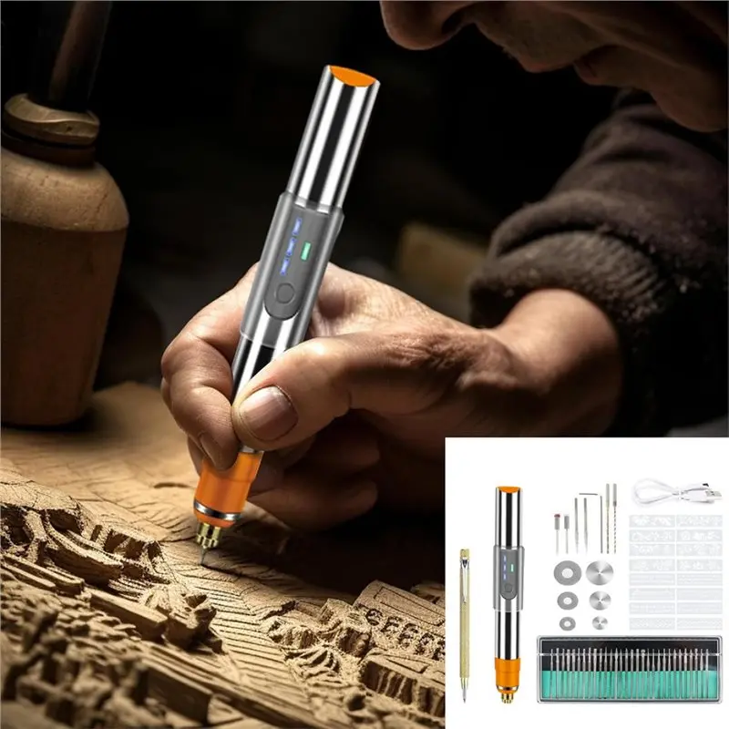 

Набор инструментов для гравировки AA51 Glass Rotary Pen – для изготовления ювелирных изделий, творчества, домашнего декора – подходит для металла, дерева, камня.