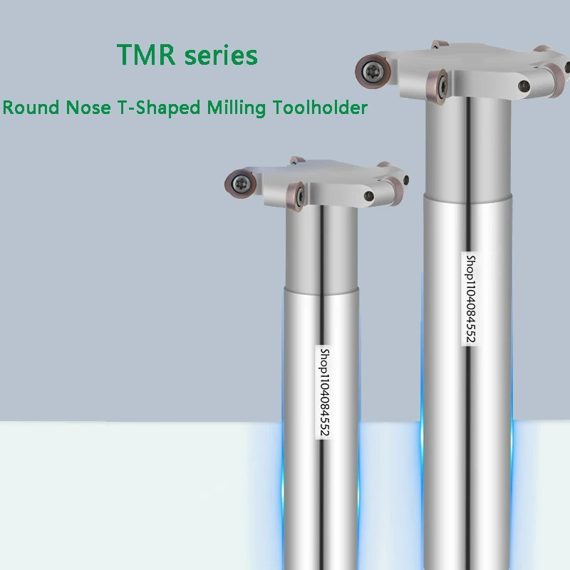 CNC T-slot arc milling cutter bar TMR round nose R2.5 R3 slotted three sided edge installed inserts RDMT0501 RCMT0602