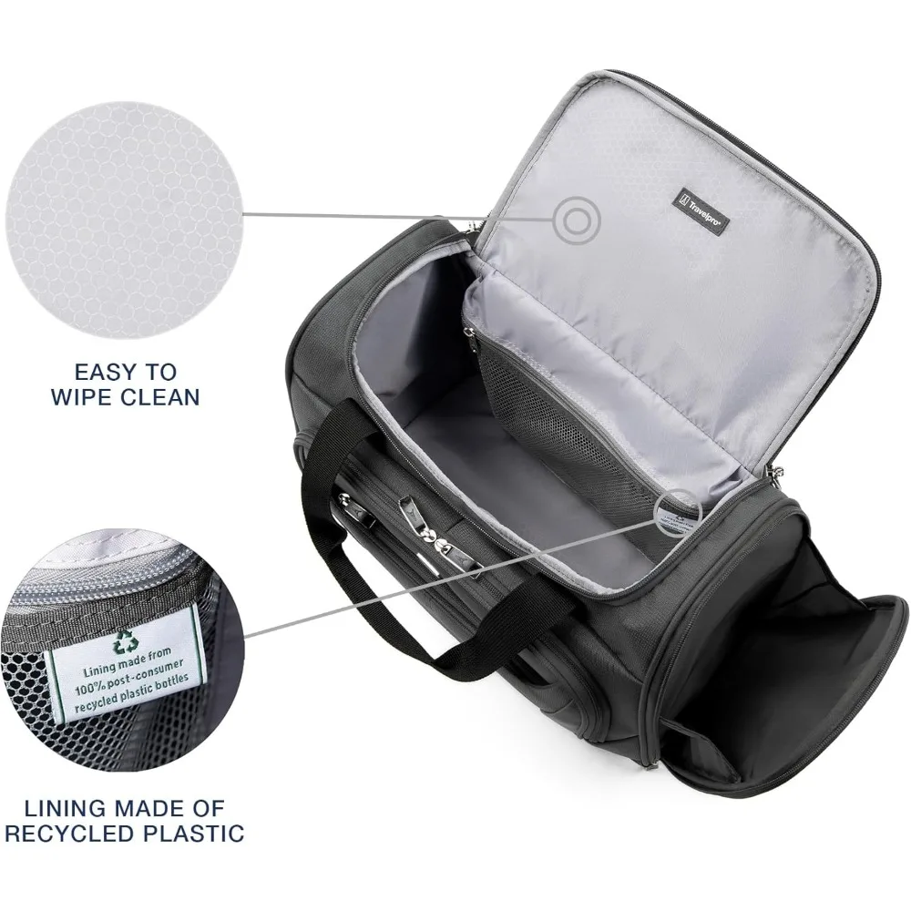 Lightweight Softside Underseat Carry-On Tote Bag for Weekend Travel and Overnight Trips