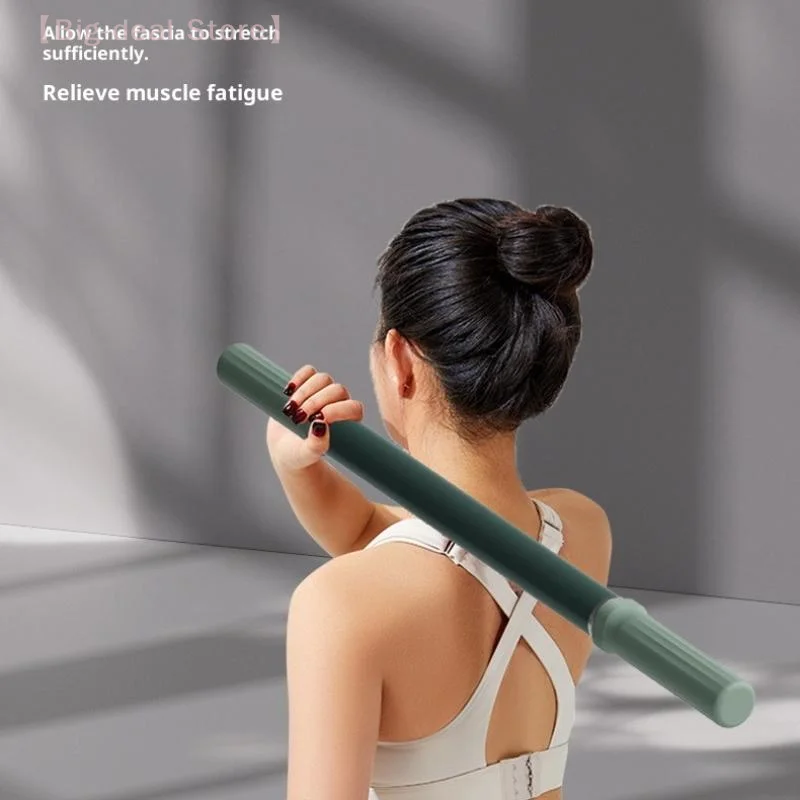 【M】عصا اليوغا لأداة استرخاء الجسم الممتدة، جهاز تدريب مريح للرياضة في الهواء الطلق والتمارين المنزلية #5