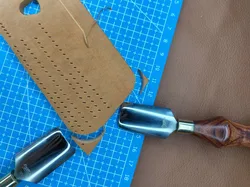Professional Handmade Leather Shallow Round Corner Cutting, DC53 Steel Blade Leather 1/4 Round Corner Punching Tool