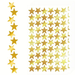 1200 Gold Star Stickers, Holographic Stickers, Teacher Reward Stickers for Kids, Small Foil Star Stickers, Glitter Student Stick
