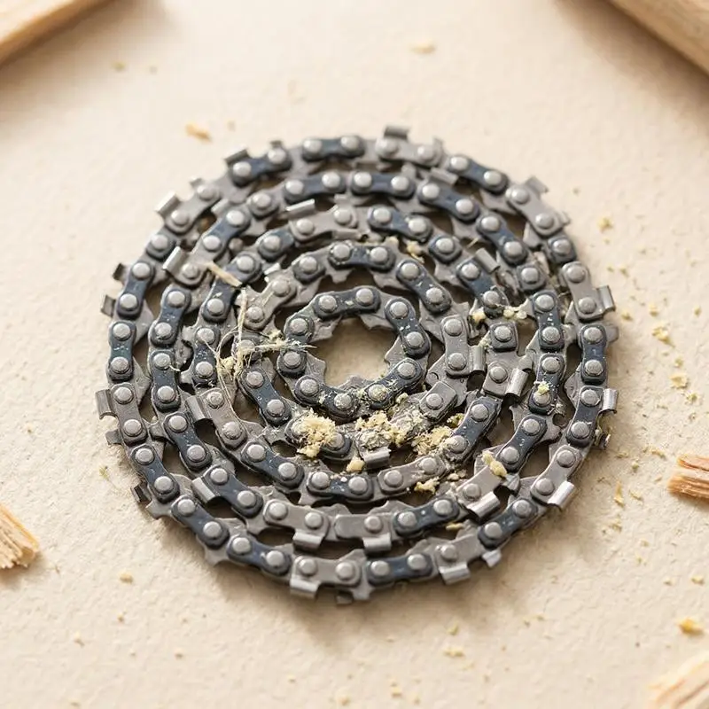 Replacement Chainsaw Chain Electric Saw 4/6/8/12/14/16 Inch Metal Chainsaw Chain Spare Parts Link Chainsaw Saw Chain Blade
