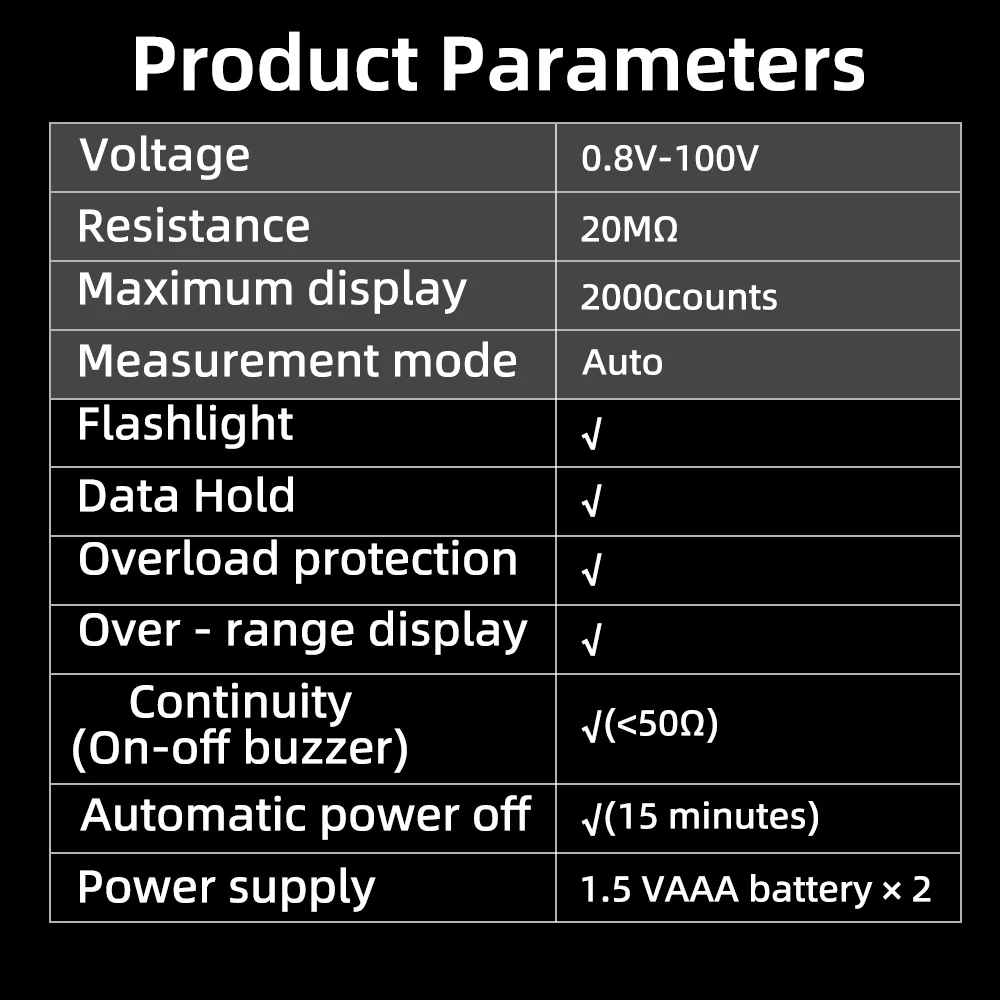 DC เครื่องทดสอบแรงดันไฟฟ้าปากกาเครื่องทดสอบรถปากกาเครื่องมือวินิจฉัยโวลต์มิเตอร์ปากกาช่างไฟฟ้า Multi-Function ปากกาไฟฉาย