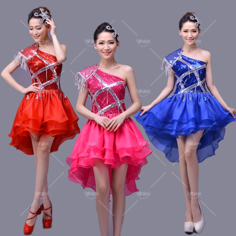 

Sequins Female Suits Festival Modern Jazz Dance DS Stage Costume Singer Team Dancer Prom Show Performance Clothing