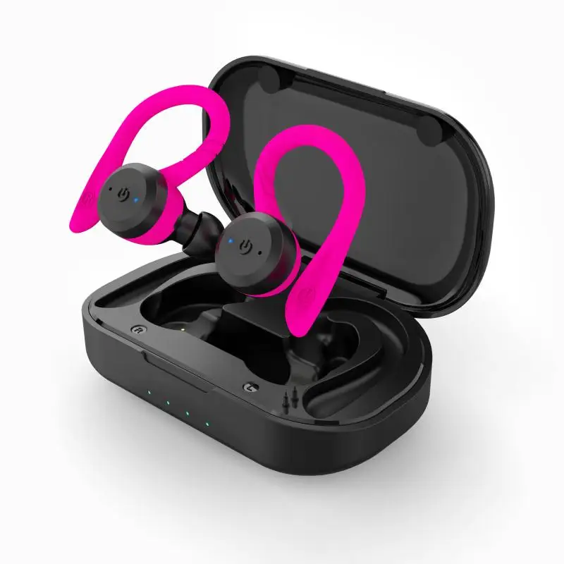 IPX7 Waterproof Wireless TWS Blue tooth 5.0 In-Ear Earbuds Noise Canceling HiFi 3D Stereo Sound with Mic and Charging Box