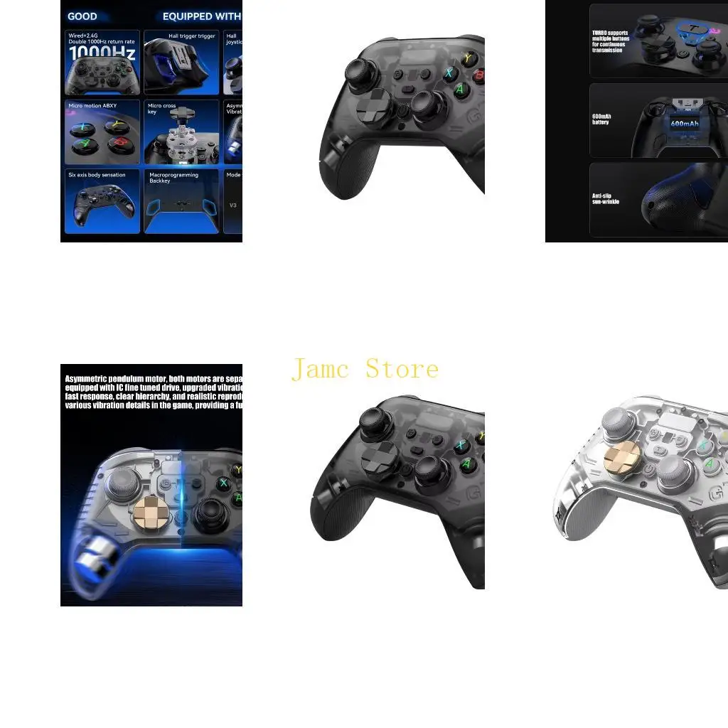 LX0B Ergonomic Game Controller for Sofa Gaming, Desk Play, and Routine Use