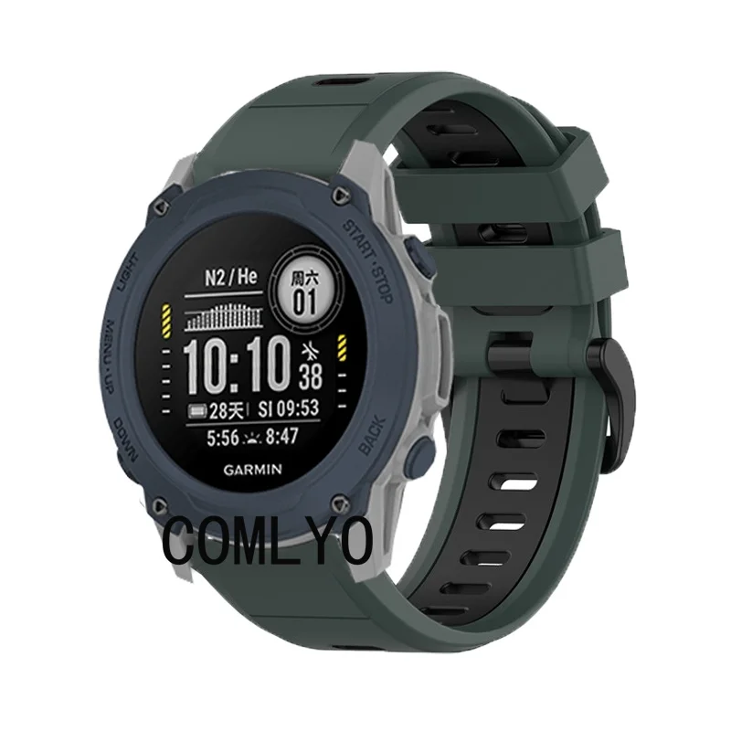 Pulseira de Relógio Inteligente de Silicone, Pulseira Easyfit, Garmin Descent G1, Mk3i Solar, Bracelete, Liberação Rápida, 51mm