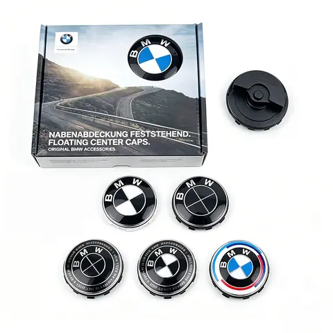 4pcs 56mm 68mm Car Floating Wheel Center Caps for BMW E36 E46 E90 E39 E60 F10 F30 X3 X5 X6 G20 G30 M3 M4 M5 M6 E70 E71 F15 F16