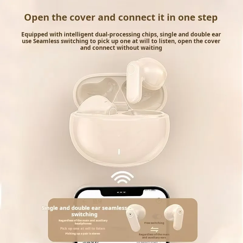 for iPhone 16 15 Plus 13 mini 14 Pro Max XR Xs TWS Wireless Headphones Bluetooth 5.3 wireless Bluetooth headset e-sports tour - Image 5